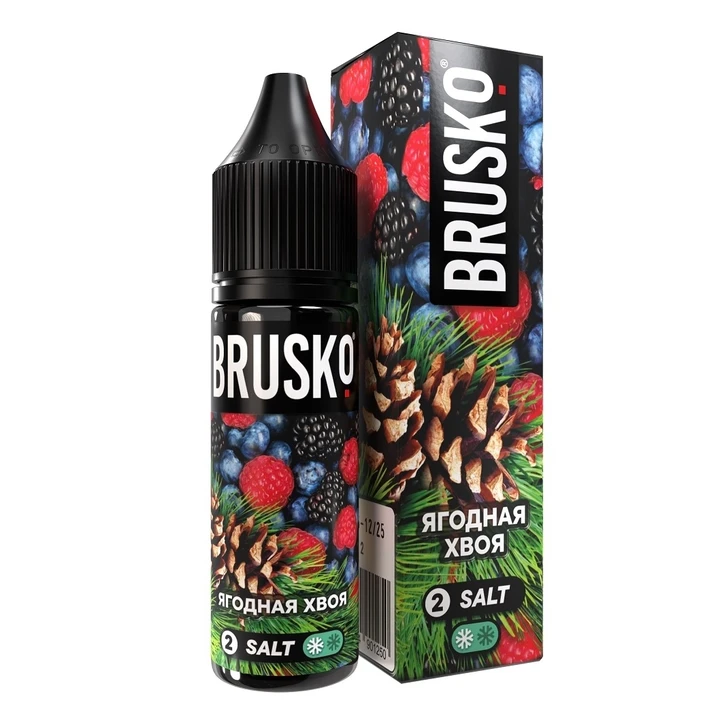 Жидкость Brusko Salt Ягодная Хвоя 35Ml 20 Ultra