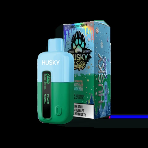 Husky X Сибирь 15000 затяжек Mint Mojito (Мятный Мохито)