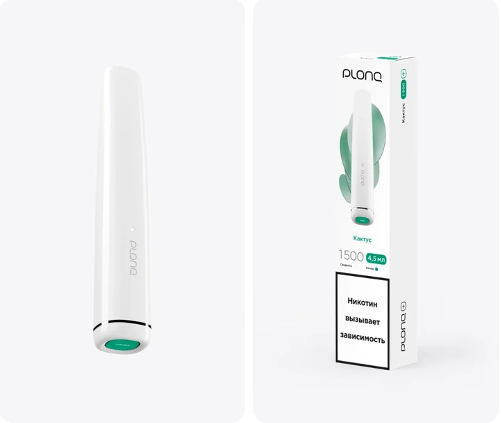 PLONQ Plus 1500 Затяжек Кактус