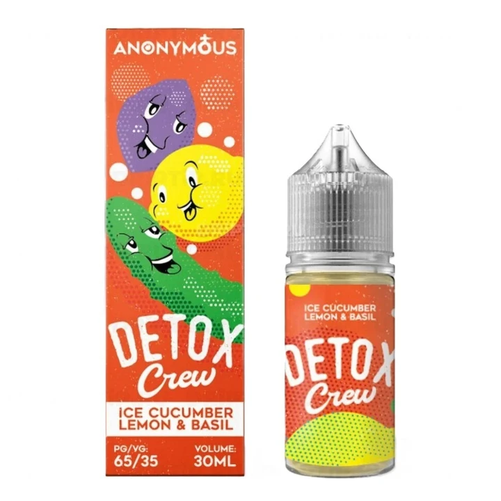 Жидкость Anonymous G Group Ice Detox Crew Ice Cucumber Lemon & Basil 20 Hard 30 мл