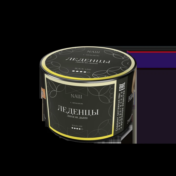 Табак для кальяна NAШ Black Леденцы Лимон Дыня 40 гр