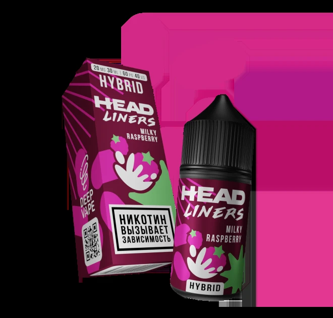 Жидкость Head Liners Hybrid Milky Raspberry 30ml 20mg