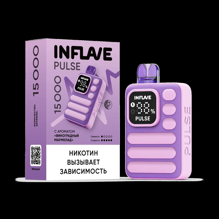 Inflave Pulse 15000 - Виноградный Мармелад