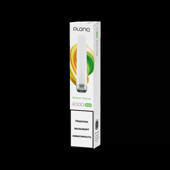 PLONQ Plus Pro 4000 Затяжек Яблоко Персик