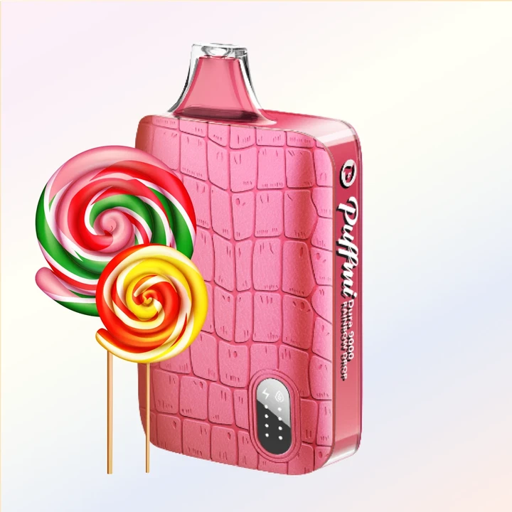 Puffmi DURA 9000 Затяжек Rainbow Drop (Радужный Леденец)