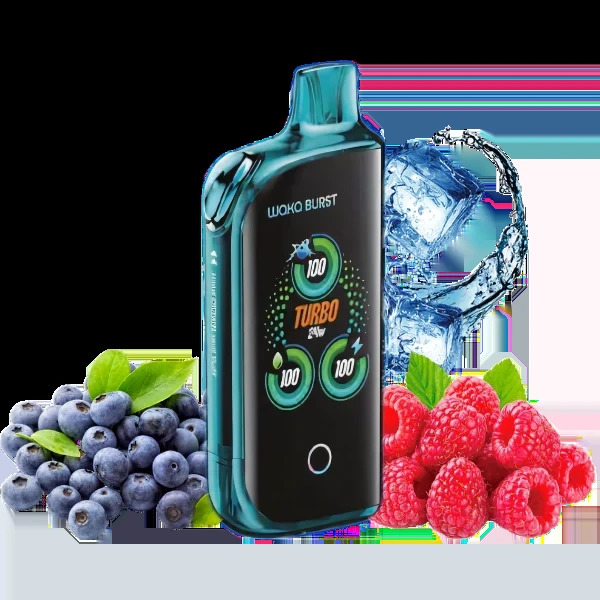 WAKA Burst 41000 затяжек Черника Малина + Лёд Микс
