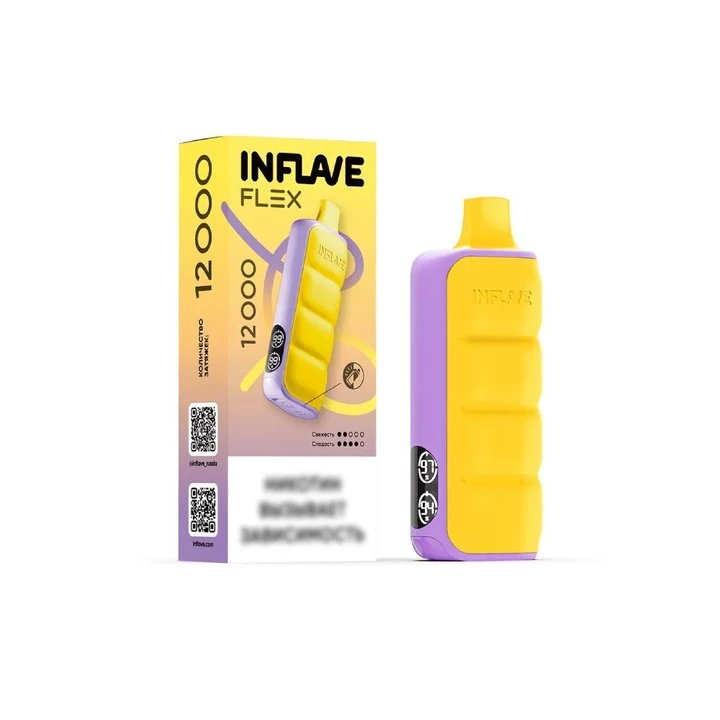 INFLAVE FLEX 12000 Затяжек Ананас Лимон