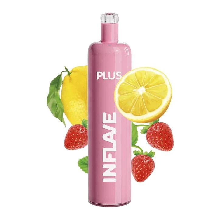 INFLAVE PLUS 2200 Затяжек Земляника Лимон