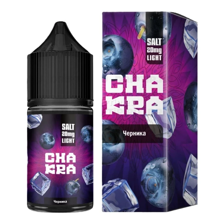 Жидкость Chakra Черника 30Мл Salt20 Hard