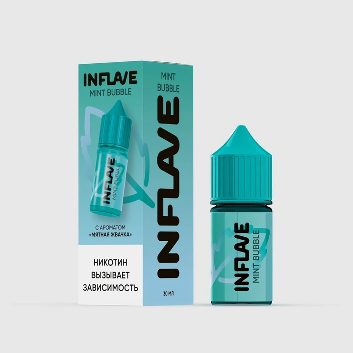 Жидкость Inflave Mint Bubble 20 мг Мятная Жвачка 30 мл