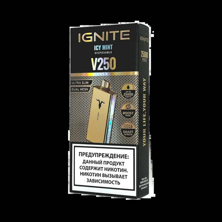 Ignite V250 25000 затяжек Мята Лёд