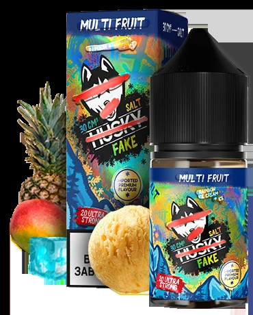 Жидкость Husky Import Fake Strong Multi Fruit (Мороженое Мультифрукт Лёд) 30мл