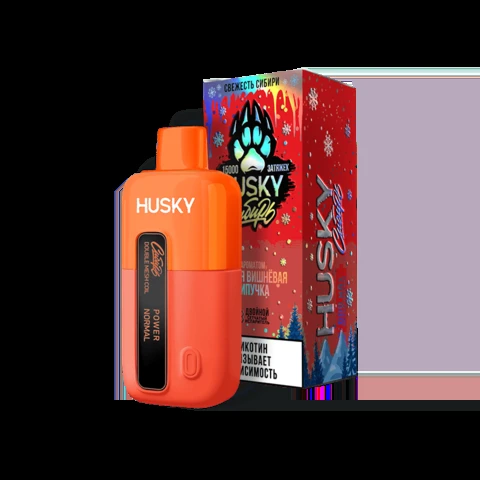 Husky X Сибирь 15000 затяжек Sour Fizzy Cherry (Кислая Вишнёвая Шипучка)