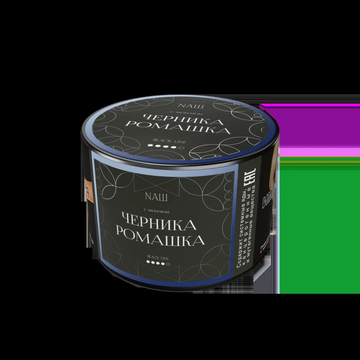 Табак для кальяна NAШ Black Черника Ромашка 40 гр