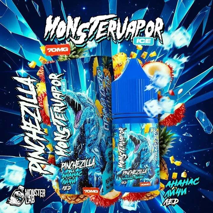 Жидкость Monstervapor Ice Ананас Личи 30 мл