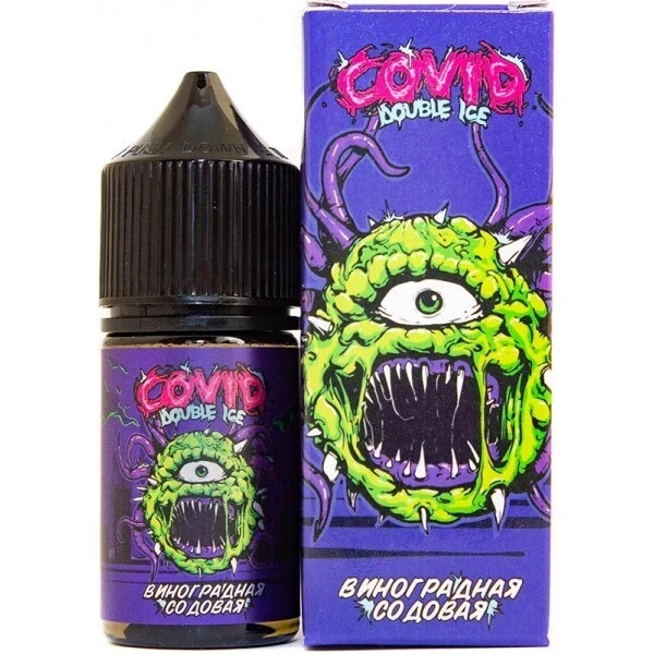 Жидкость Covid Double Ice Виноградная Содовая 30ml. 20mg. Super Hard
