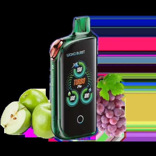 WAKA Burst 41000 затяжек Кислое Яблоко + Виноград Вкусовой Микс