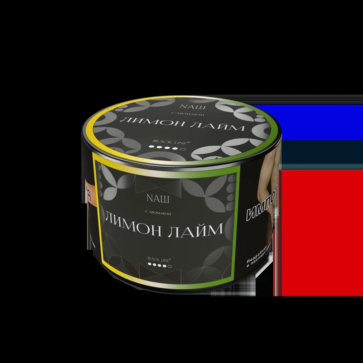 Табак для кальяна NAШ Black Лимон Лайм 40 гр