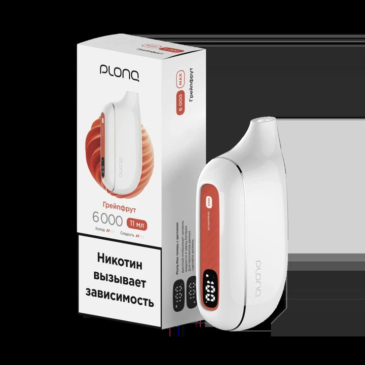 PLONQ MAX 6000 Затяжек Грейпфрут
