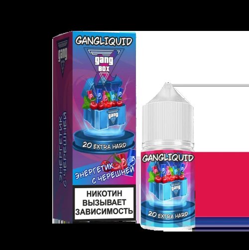 Жидкость Gang XBOX 20 мг extra hard (ЧЗ) 30 мл. - Энергетик с Черешней