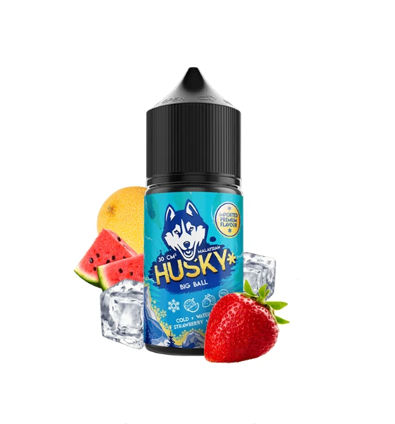 Жидкость Husky Strong Import Malaysian Big Ball (Ледяной Арбуз Дыня Клубника) 30 мл