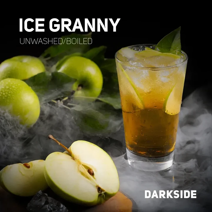 Табак для кальяна DarkSide Core Ice Granny (Зелёное Яблоко) 30 гр