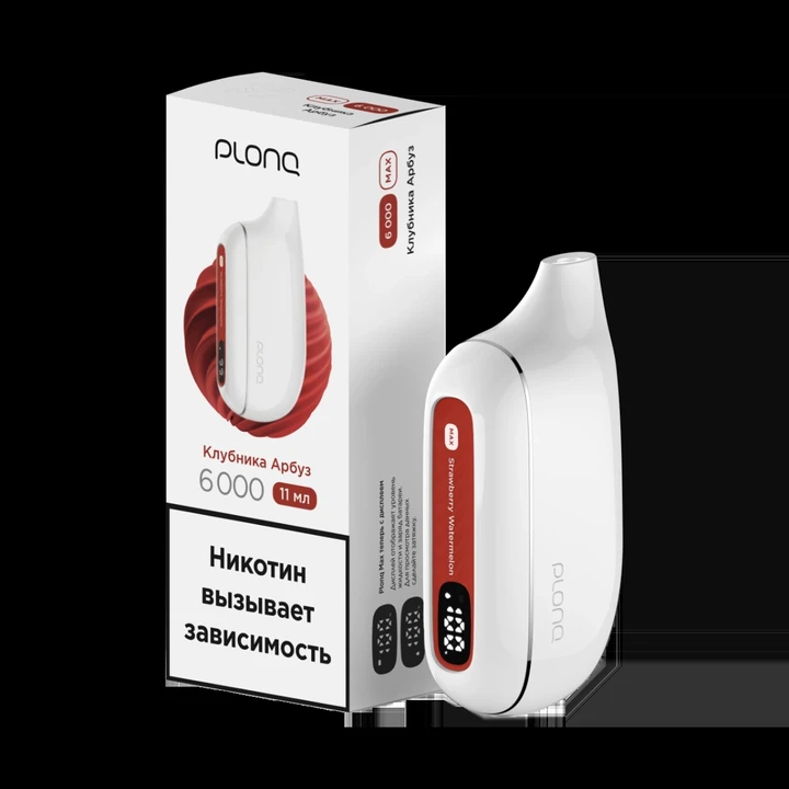 PLONQ MAX 6000 Затяжек Клубника Арбуз