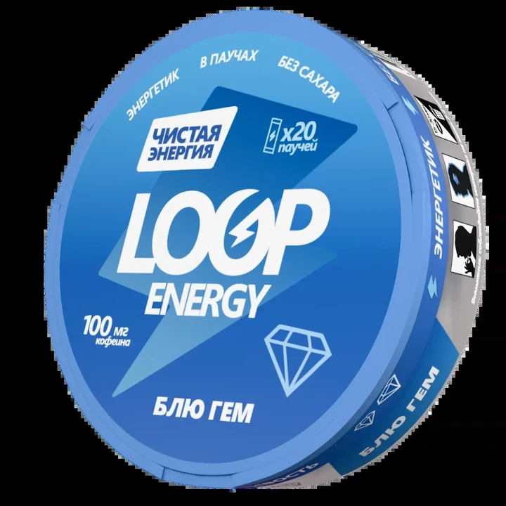 Энергетические паучи Loop Energy Блю Гем
