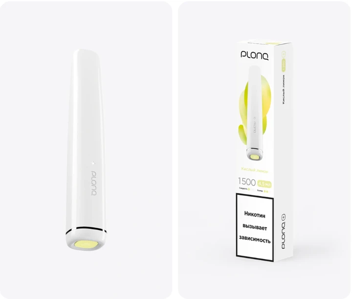 PLONQ Plus 1500 Затяжек Кислый Лимон