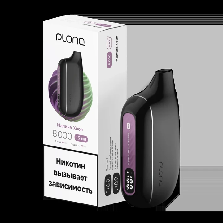 PLONQ Max S 8000 Затяжек Малина Хвоя