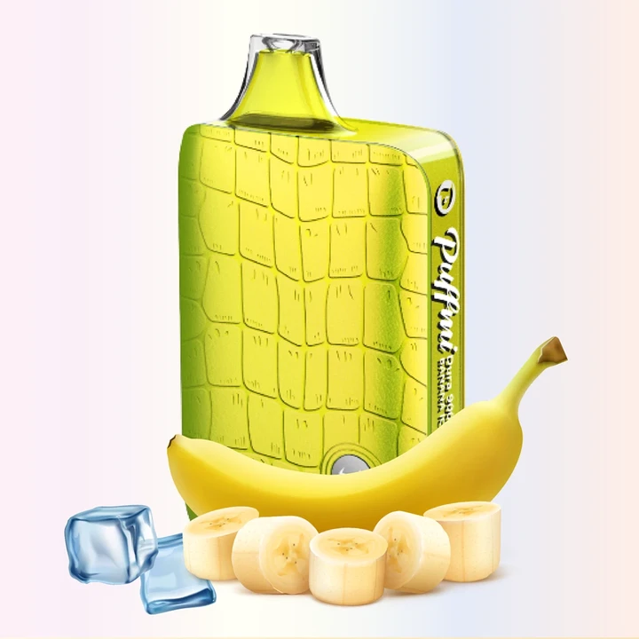 Puffmi DURA 9000 Затяжек Banana Ice (Банан Со Льдом)