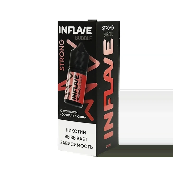 Inflave Strong Bubble Сочная Клюква 30 мл