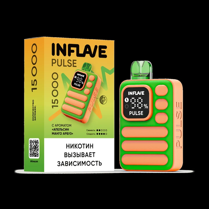 Inflave Pulse 15000 - Апельсин Манго Абруз