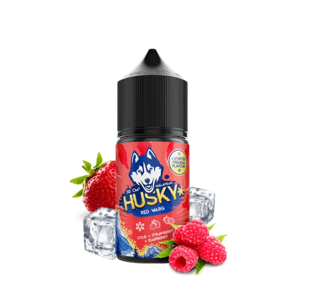 Жидкость Husky Strong Import Malaysian Red Warg (Ледяная Клубника Малина) 30 мл