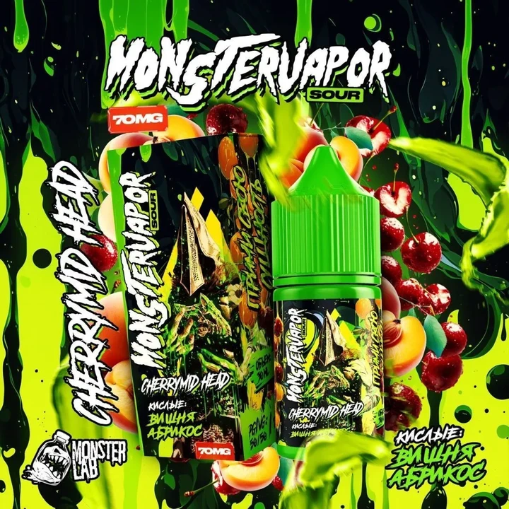 Жидкость Monstervapor Sour Вишня Абрикос 30 мл