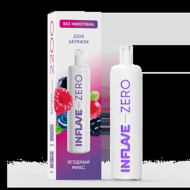 Inflave Zero 2200 Затяжек Ягодный Микс