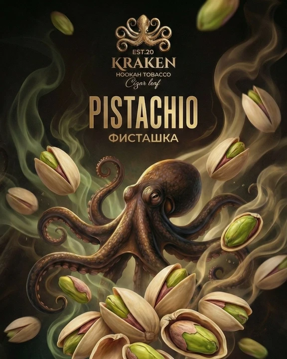 Табак для кальяна Kraken Hookah Tobacco Pistachio (Фисташка) 30 гр