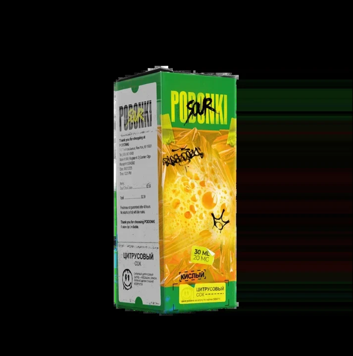 Жидкость Podonki Sour Цитрусовый Сок 30 мл