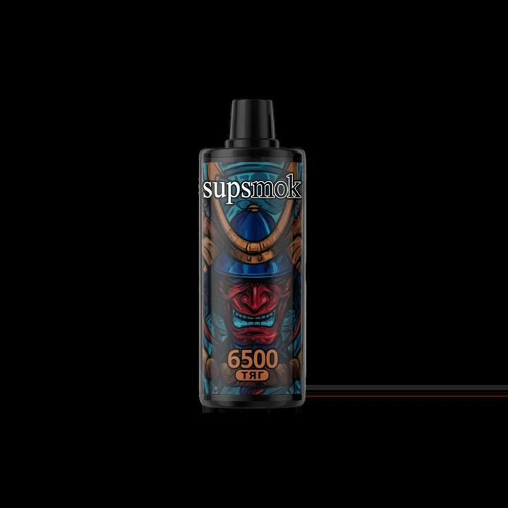 Supsmok 6500 затяжек Клубника Арбуз Попкорн