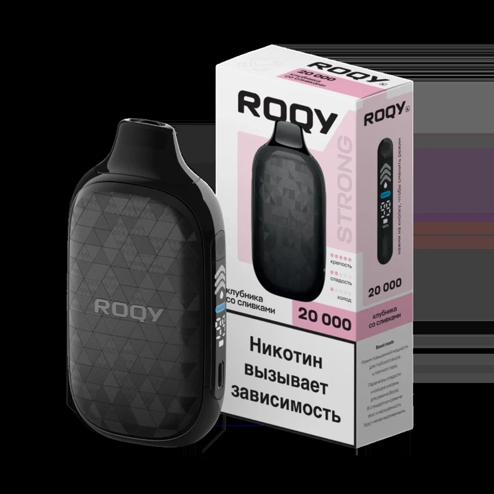 Roqy Strong by Plonq 20000 затяжек Клубника со Сливками