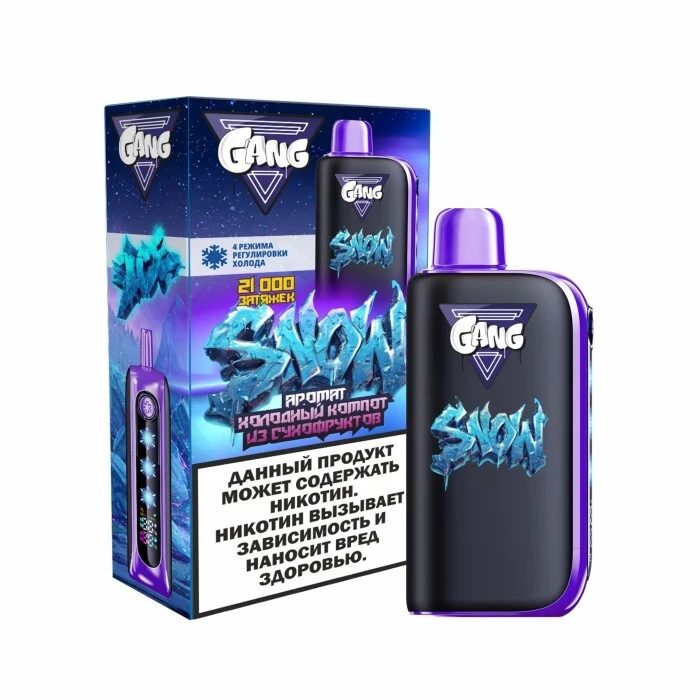 GANG Snow 21000 затяжек Холодный Компот из Сухофруктов