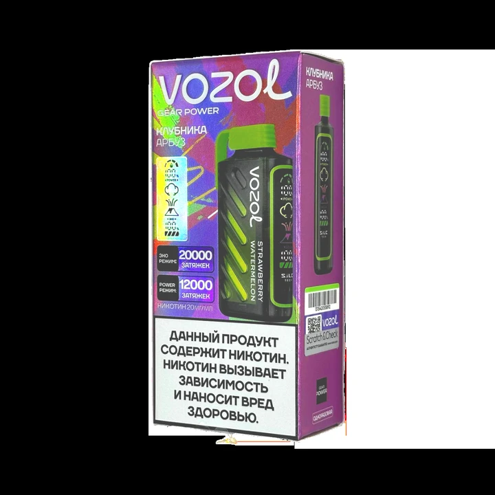VOZOL GEAR 20000 Затяжек Клубника Арбуз
