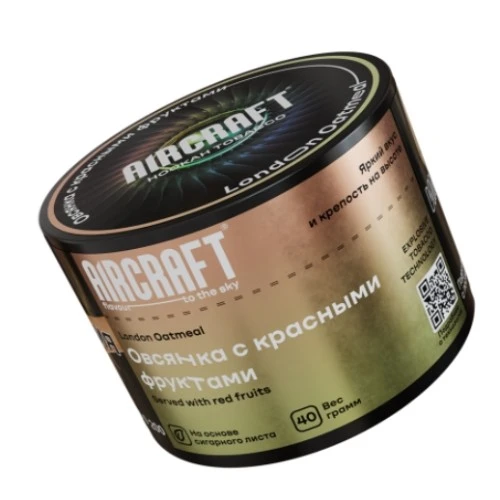 Табак для кальяна (банка) "Аиркрафт" Овсянка с красными фруктами 40 г