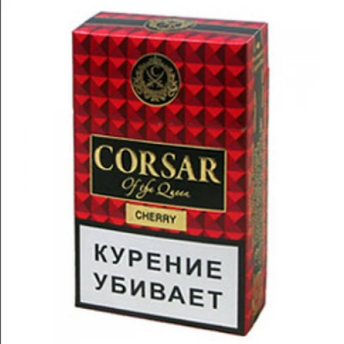 Сигариллы с фильтром CORSAR OF THE QUEEN с ароматом вишни new/1 кор. х 300 бл. х 2 шт