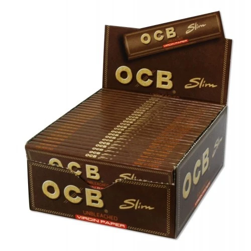 Сиг.бумага OCB SLIM VIRGIN UNBLEACHED (50пач х32 лист) OCBSLUNB50/50C