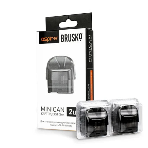 Сменный картридж Brusko Minican, 3.0 мл, 1.0 Ом