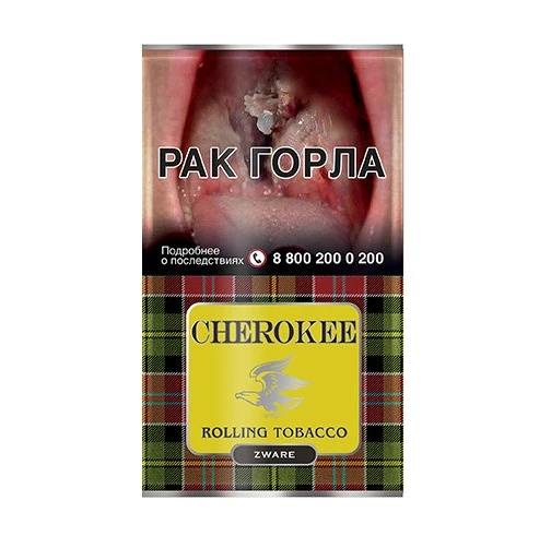 Табак курительный тонкорезаный CHEROKEE Zware/1 кор. х 40 кис. х 25 г