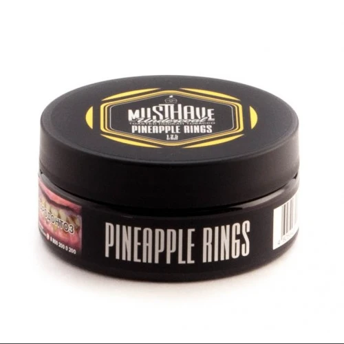 Табак для кальяна "Must Have Undercoal" Pineapple rings 25гр