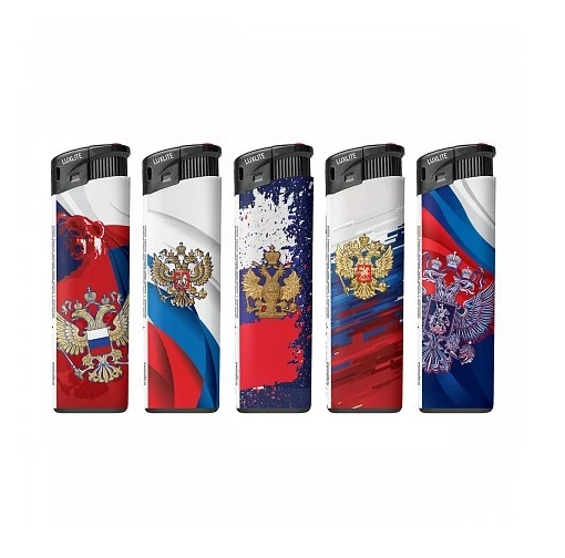 Зажигалка пьезо xhd 8500L АП wp national emblem rubber