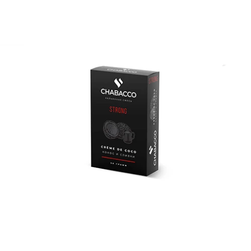 Chabacco 50 гр. "Creme De Coco" (Кокос и Сливки) Strong
